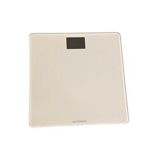 Withings Body Weight & BMI Wi-Fi Smart Scale White Battery Operated App